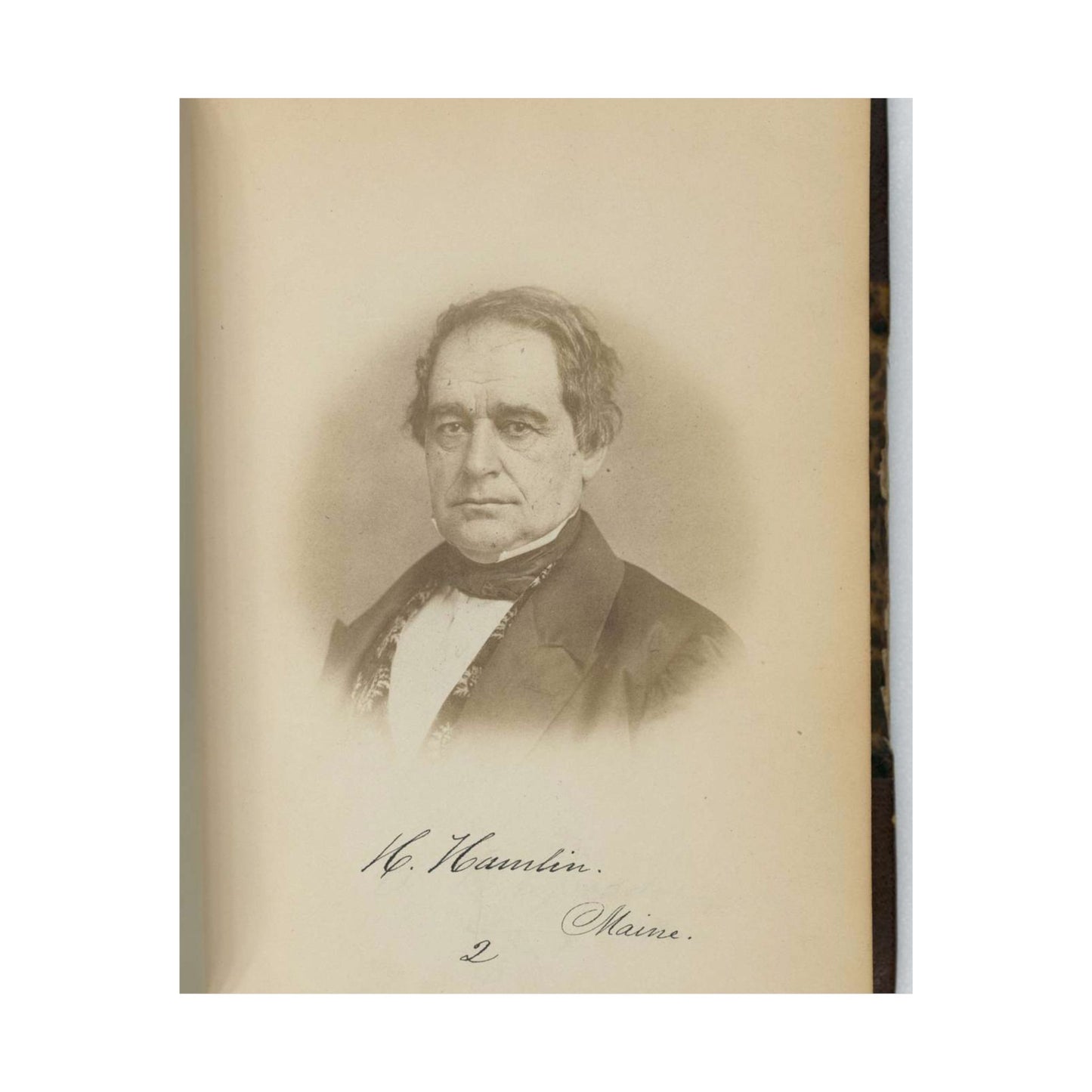[Hannibal Hamlin, Senator from Maine, Thirty-fifth Congress, half-length portrait] High Quality Matte Wall Art Poster for Home, Office, Classroom