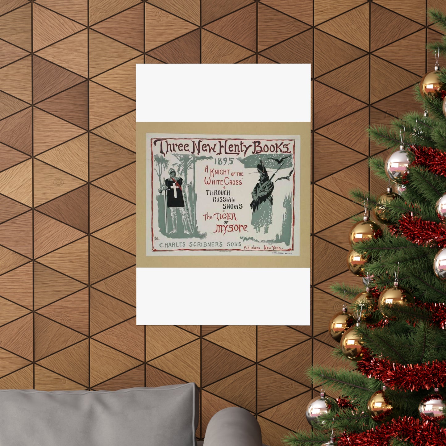 Three new Henty books., Art Nouveau Poster High Quality Matte Wall Art Poster for Home, Office, Classroom
