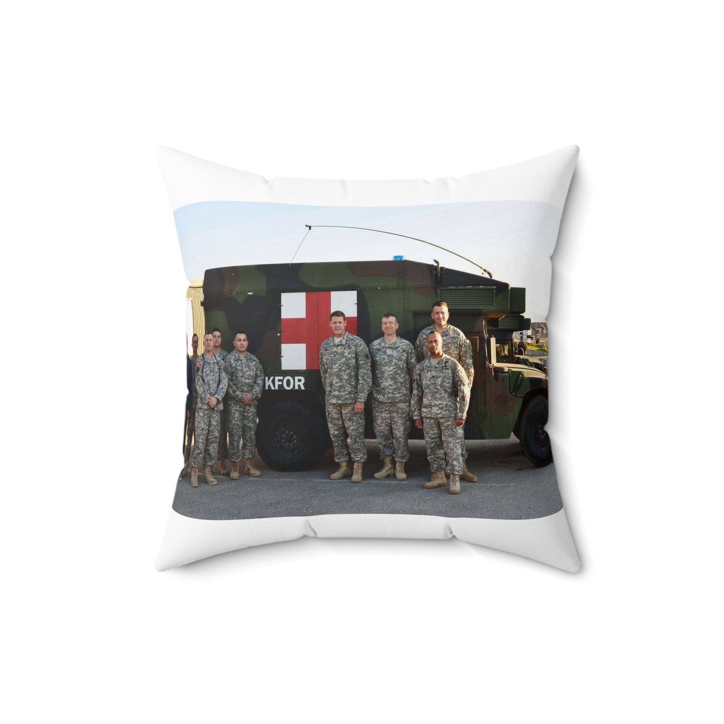 Maj. Gen. John R. O’Connor, the commanding general Decorative Accent Square Pillow