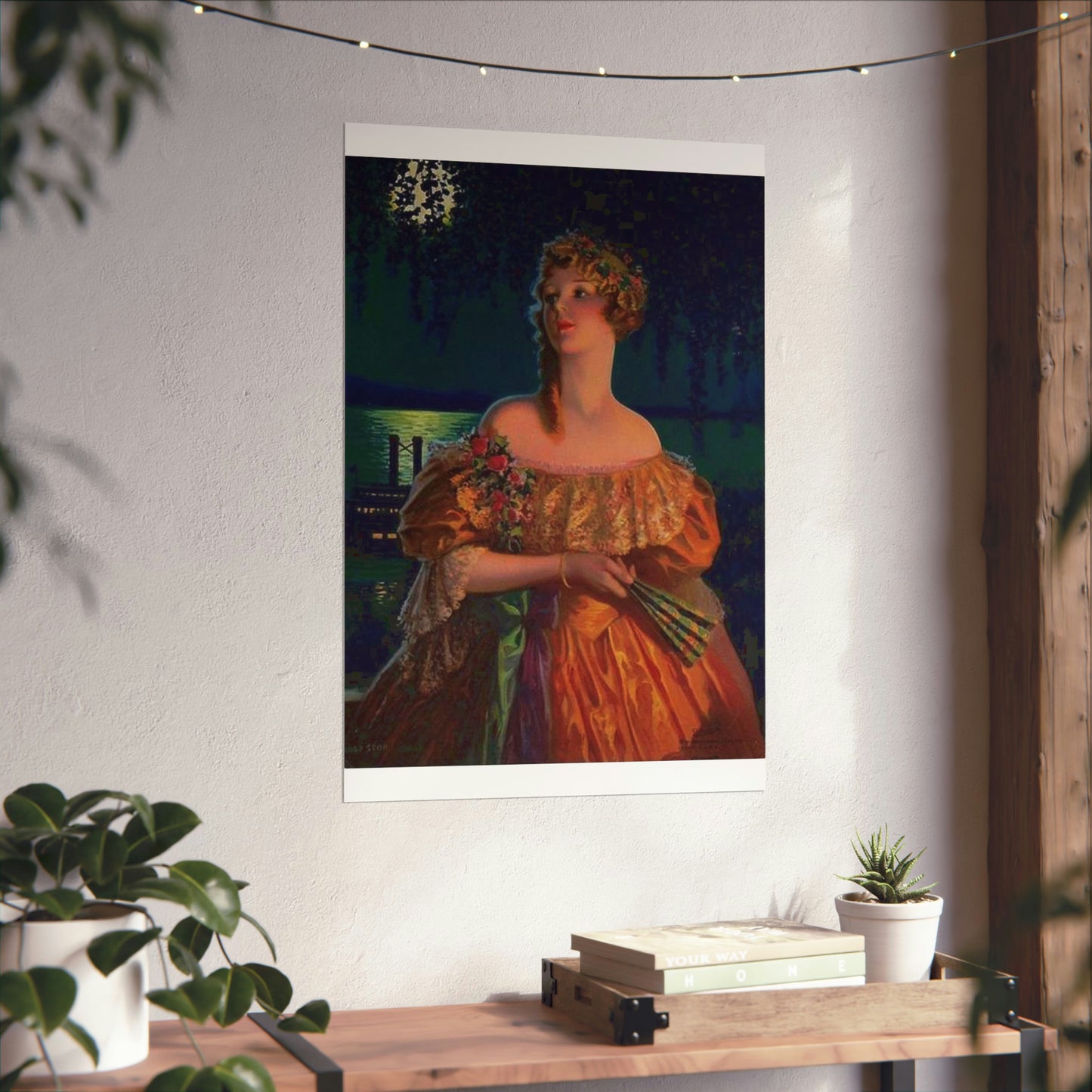 "Dixie", print of painting by Edward Mason Eggleston, 1929 High Quality Matte Wall Art Poster for Home, Office, Classroom