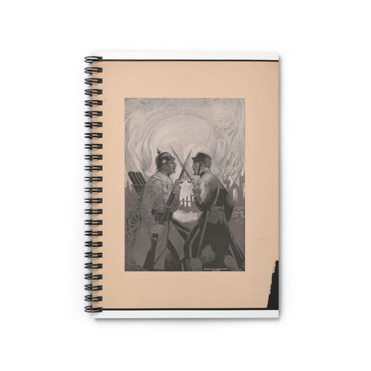 The victor - Print, Library of Congress collection Spiral Bound Ruled Notebook with Printed Cover
