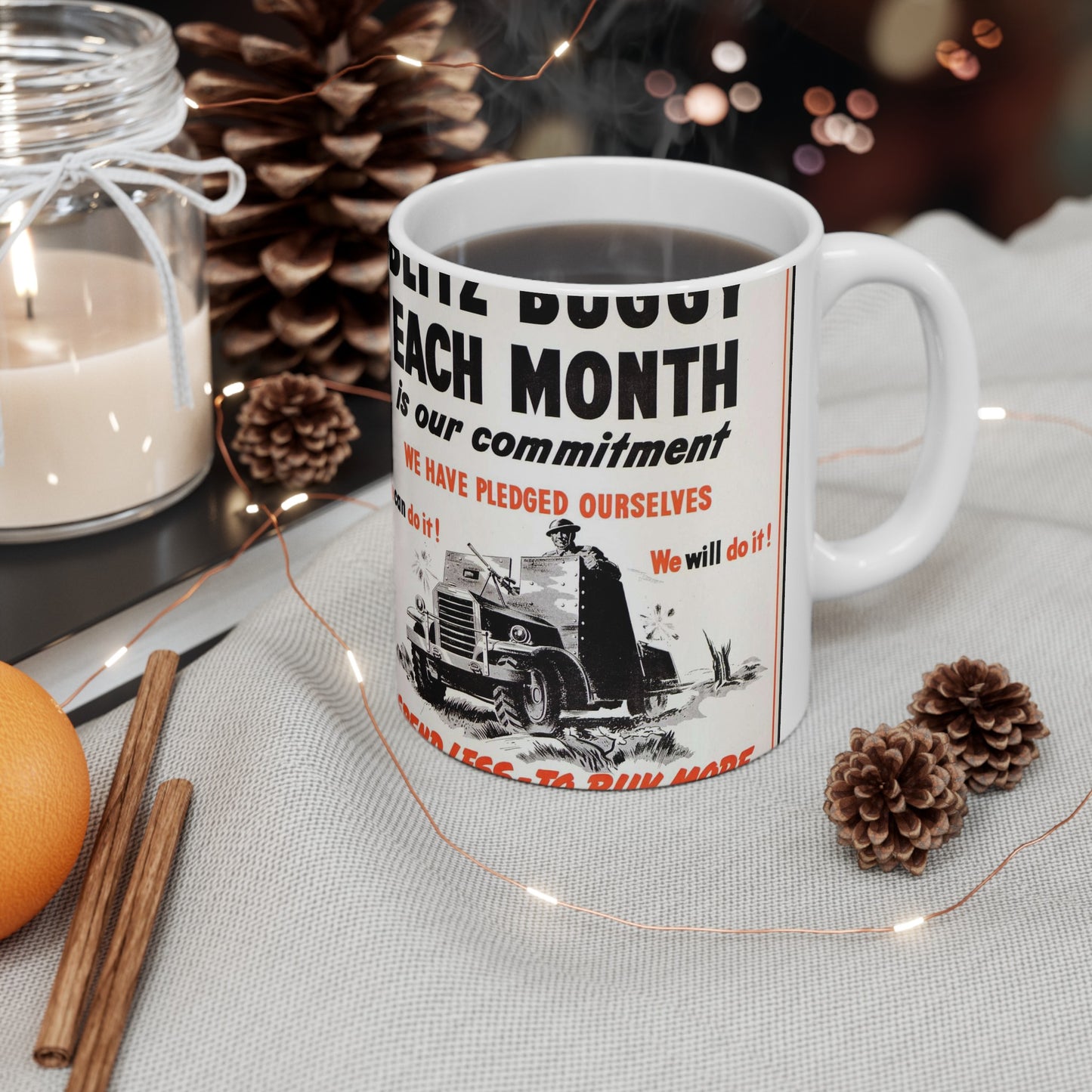 One blitz buggy each month is our commitment [Canada] Beautiful Novelty Ceramic Coffee Mug 11oz