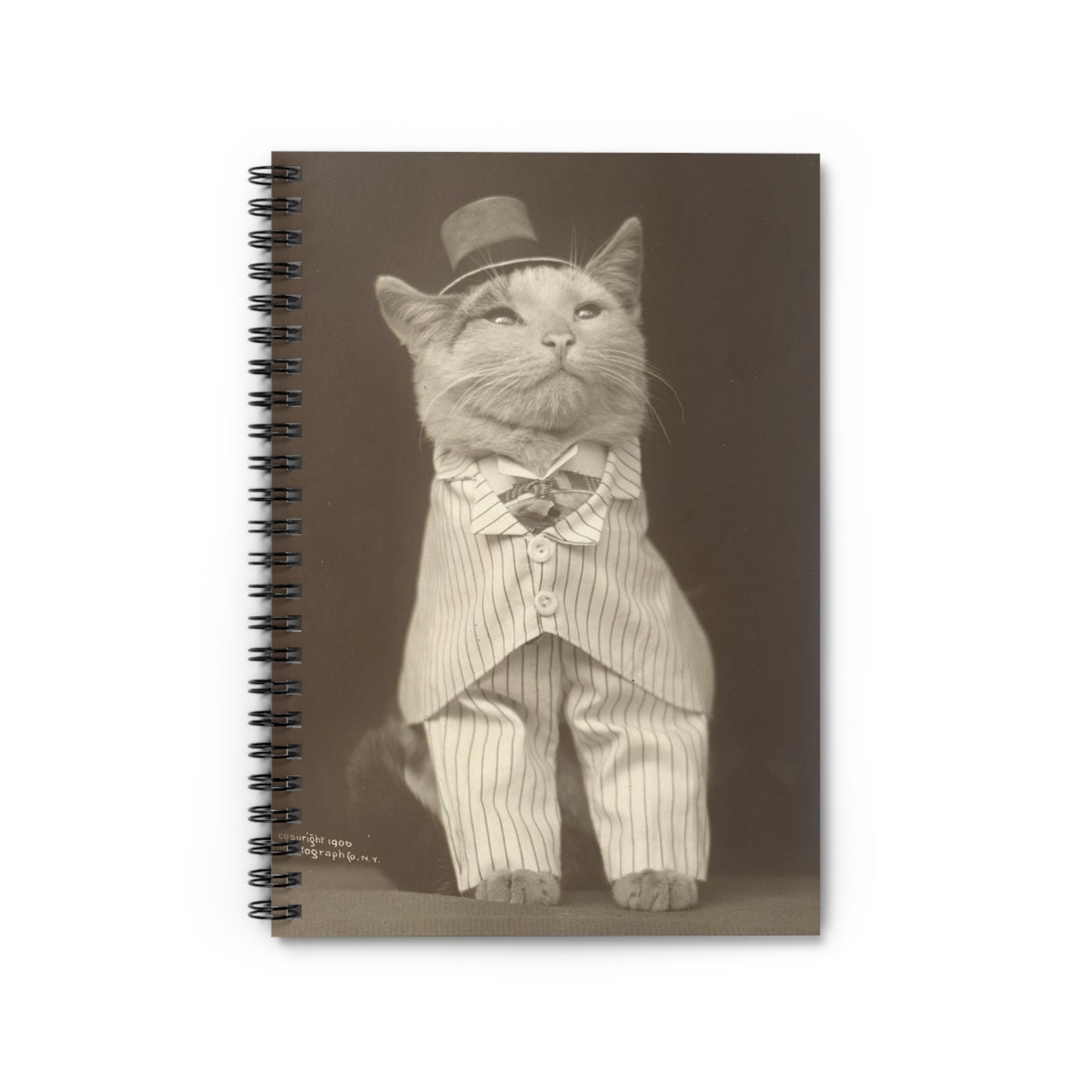 One of the "smart set" postcard Spiral Bound Ruled Notebook with Printed Cover