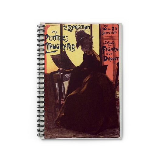Affiche pour la "2e Exposition des Peintres-Lithographes". Spiral Bound Ruled Notebook with Printed Cover