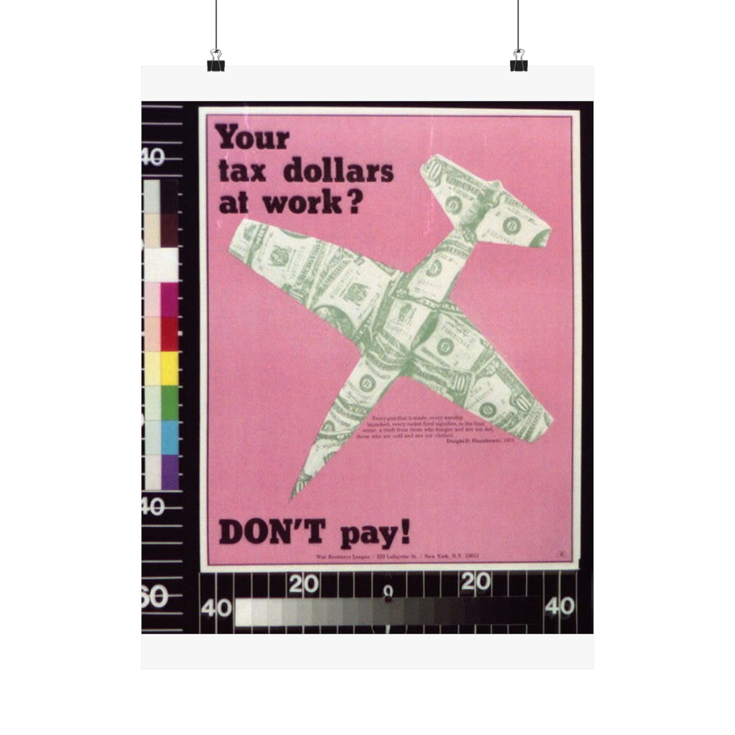 Your tax dollars at work? Don't pay! High Quality Matte Wall Art Poster for Home, Office, Classroom