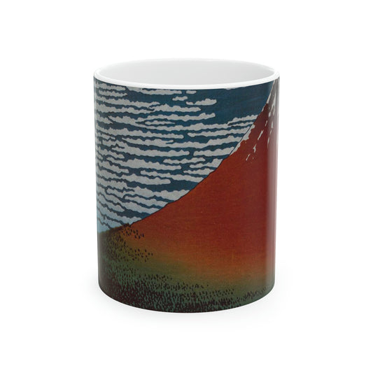 Aka-Fuji, from The 36 Views of Mt. Fuji, 1979 Beautiful Novelty Ceramic Coffee Mug 11oz