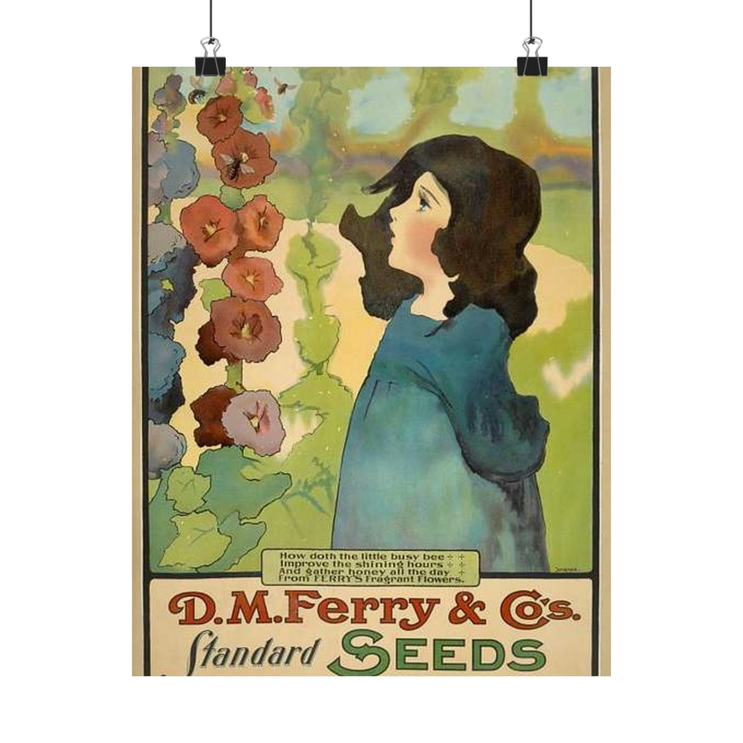 D. M. Ferry & Co's. standard seeds. High Quality Matte Wall Art Poster for Home, Office, Classroom