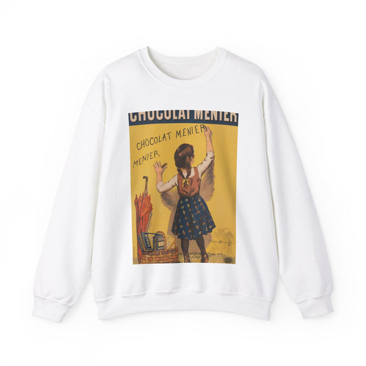 Les Maîtres de l'Affiche - 47 - Chocolat Menier (bgw20 0379) White Heavy Blend Adult Crew Neck SweatShirt