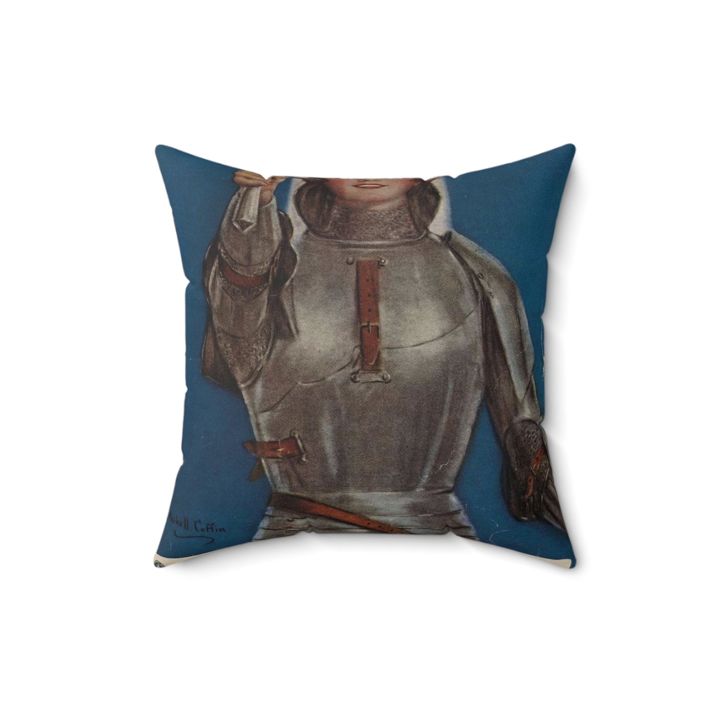 Joan of Arc Saved France Decorative Accent Square Pillow