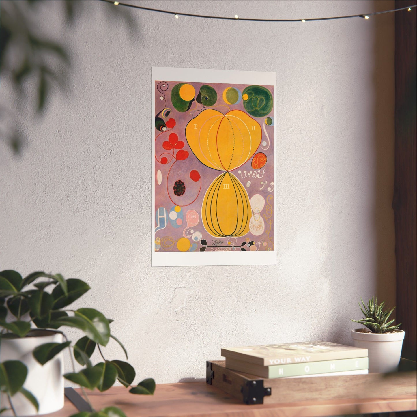 Hilma af Klint - The Ten Largest No. 7 - Adulthood - 1907 High Quality Matte Wall Art Poster for Home, Office, Classroom