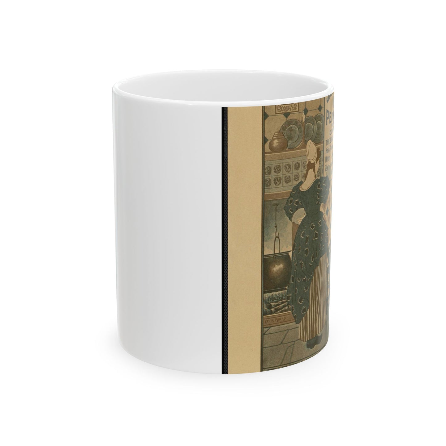 Louis Rhead - The modern cleanser, millions now use Pearline Beautiful Novelty Ceramic Coffee Mug 11oz