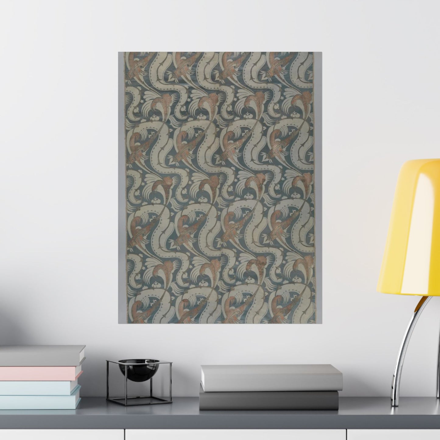 Length of bizarre silk - Public domain dedication museum photo High Quality Matte Wall Art Poster for Home, Office, Classroom