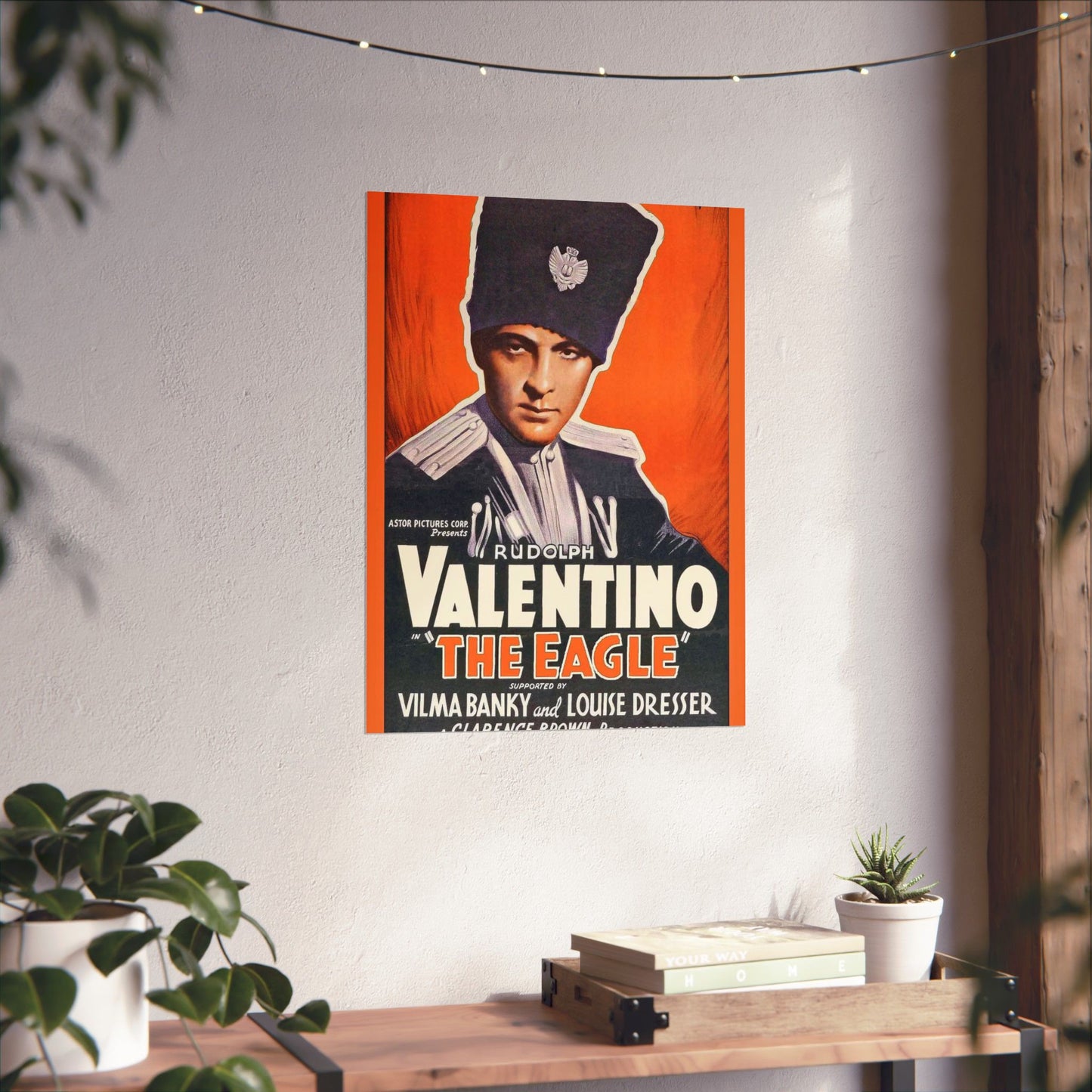 The-Eagle-1925-Rudolph-Valentino High Quality Matte Wall Art Poster for Home, Office, Classroom