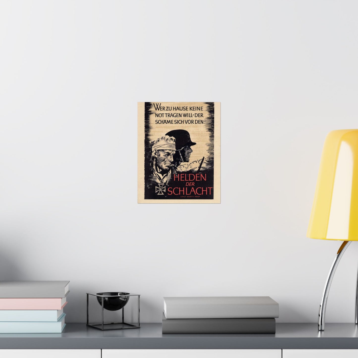 Wochenspruch der NSDAP 16 August 1942 High Quality Matte Wall Art Poster for Home, Office, Classroom