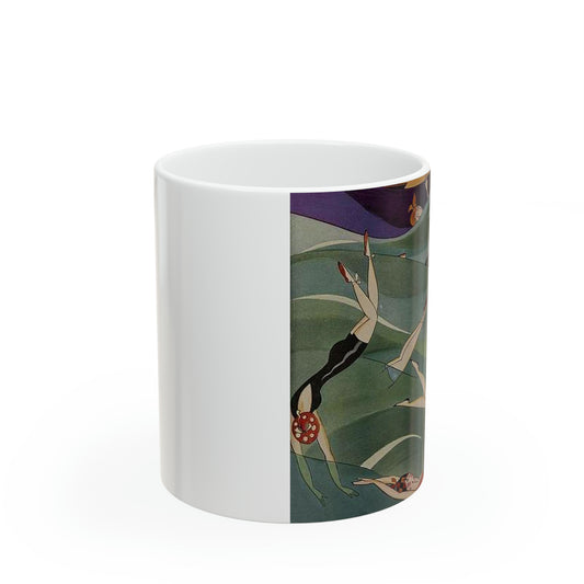 VanityFairFebruary1924 - Drawing. Public domain image. Beautiful Novelty Ceramic Coffee Mug 11oz