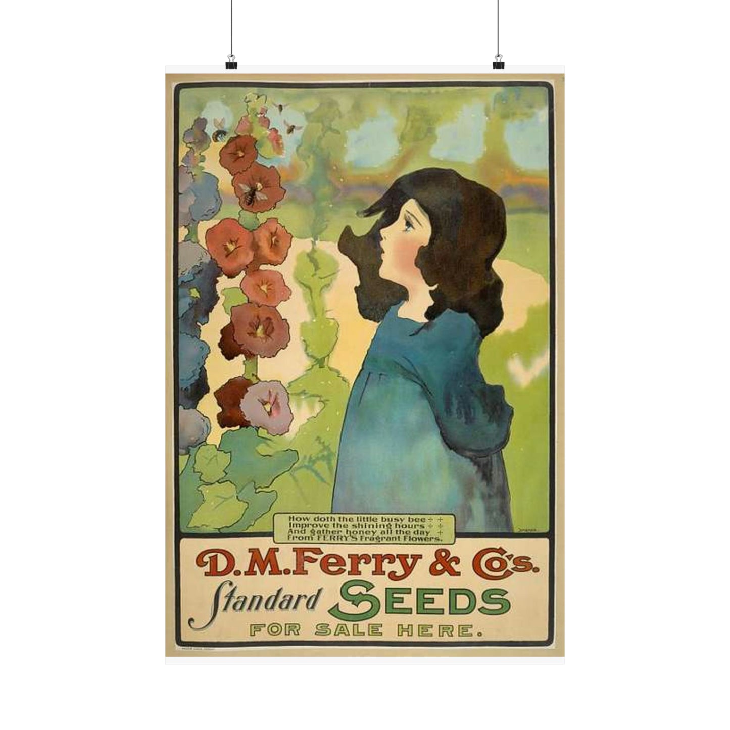 D. M. Ferry & Co's. standard seeds. High Quality Matte Wall Art Poster for Home, Office, Classroom