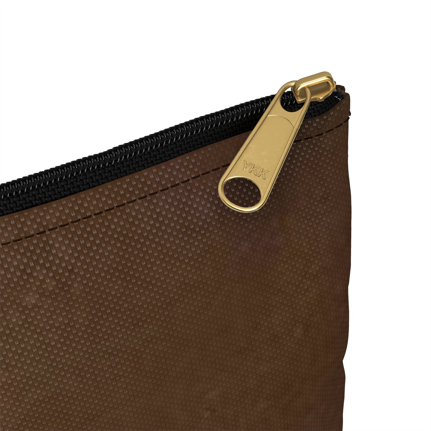 Foto A.Prat - A black and white photo of a man in uniform Large Organizer Pouch with Black Zipper