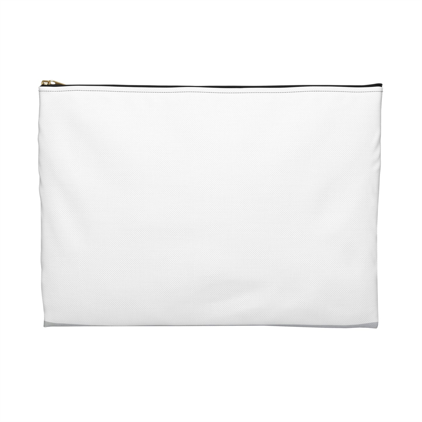 Textile sample - Public domain dedication image Large Organizer Pouch with Black Zipper