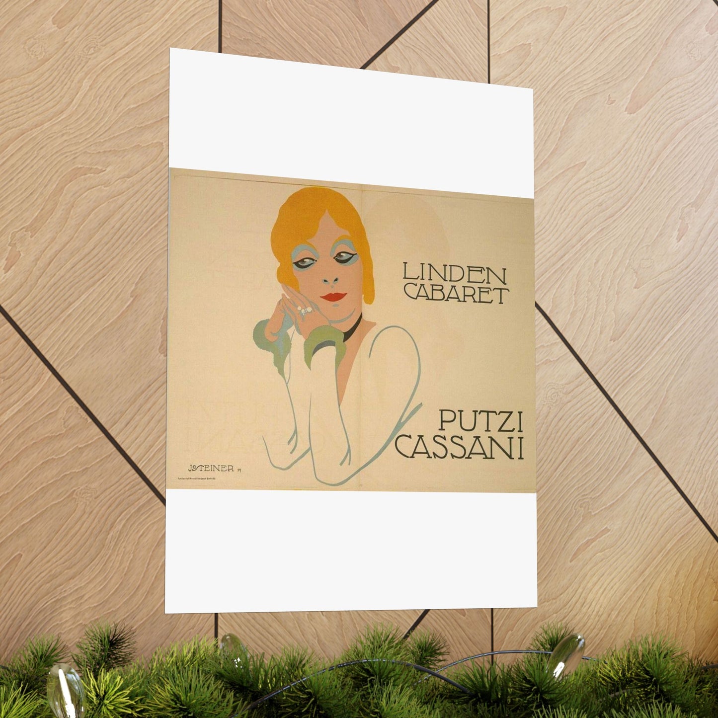 Putzi Cassani - Linden Cabaret - Jo Steiner, 1914 High Quality Matte Wall Art Poster for Home, Office, Classroom