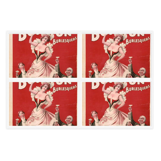 Bon Ton Burlesquers 365 days ahead of them all. Laminated UV Protective Vinyl Stickers