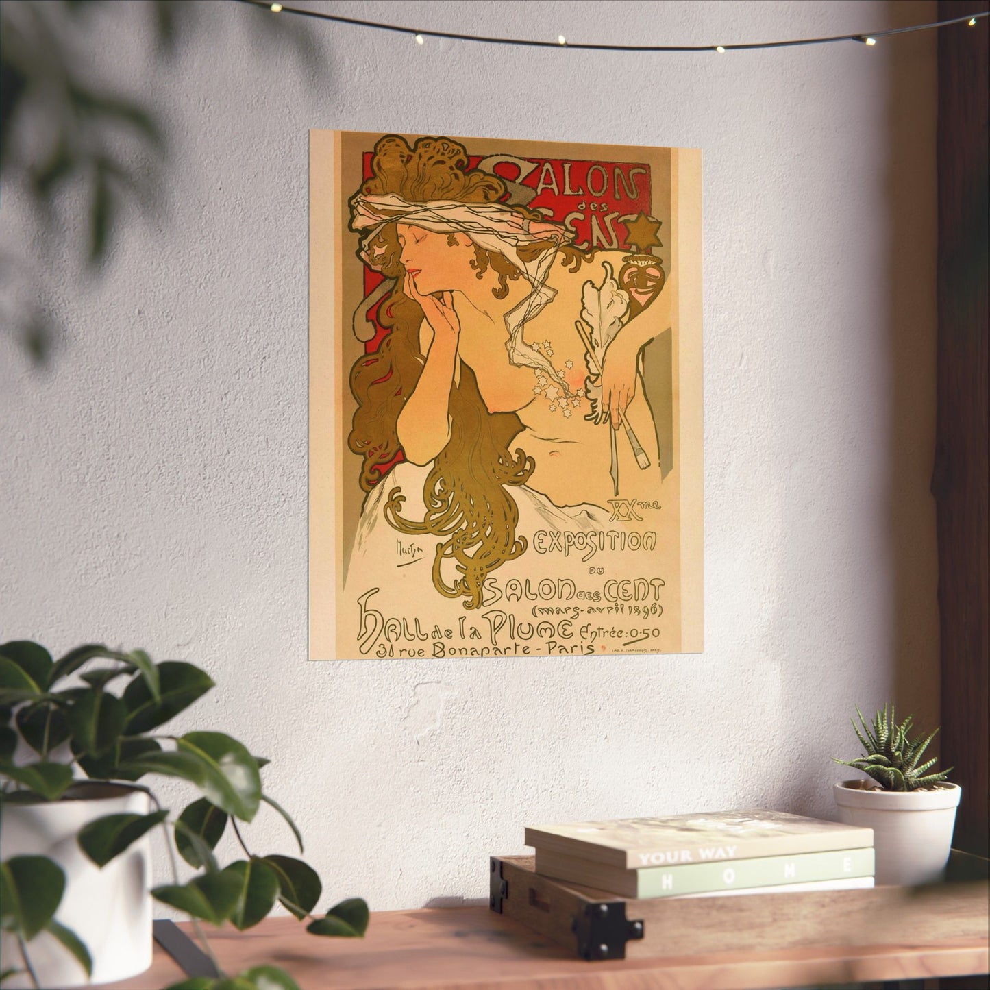 Salon des Cent (20) - mars 1896 High Quality Matte Wall Art Poster for Home, Office, Classroom