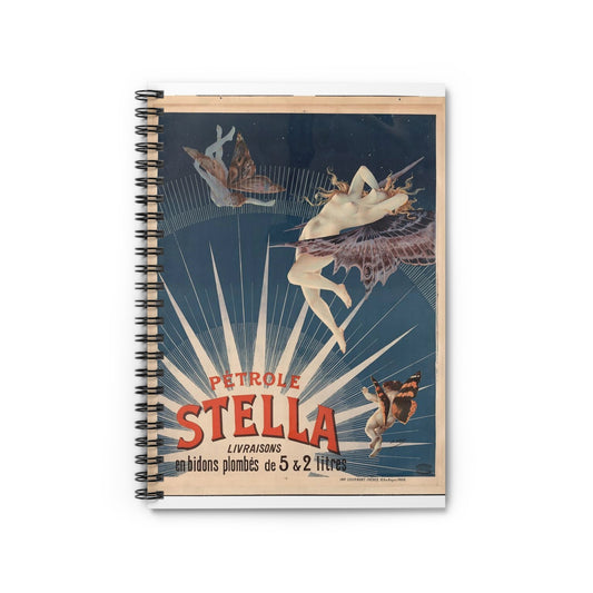 Pétrole Stella, livraisons en bidons plombés de 5 & 2 litres / H. Gray. Spiral Bound Ruled Notebook with Printed Cover