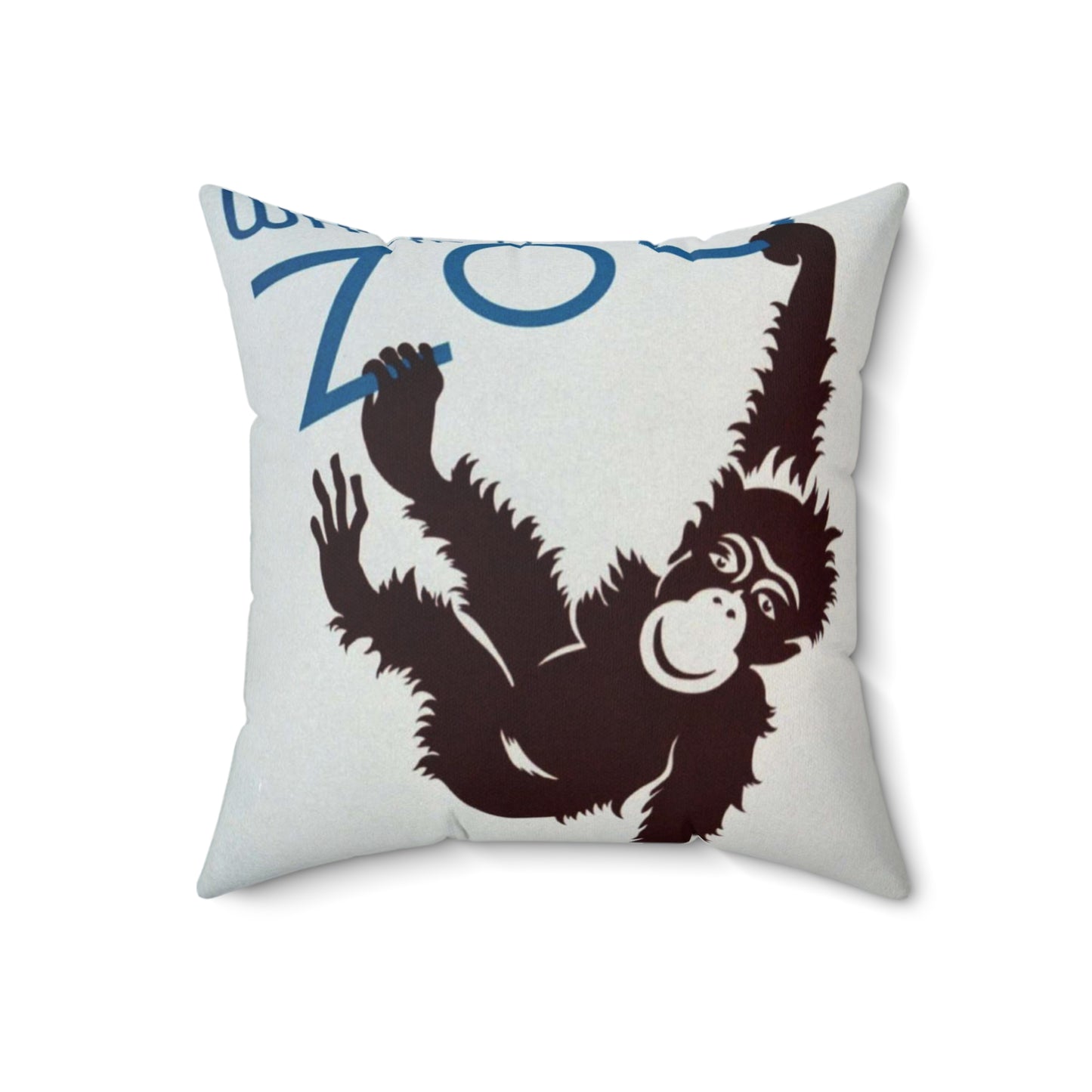 Who's who in the zoo Illustrated natural history prepared by the WPA Federal Writers Project : On sale at all book stores, zoos, and museums. Decorative Accent Square Pillow