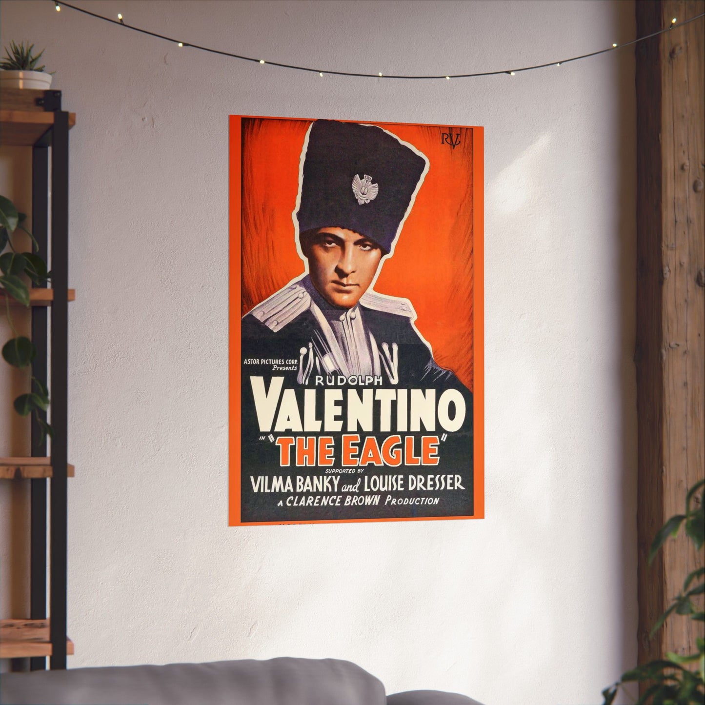 The-Eagle-1925-Rudolph-Valentino High Quality Matte Wall Art Poster for Home, Office, Classroom