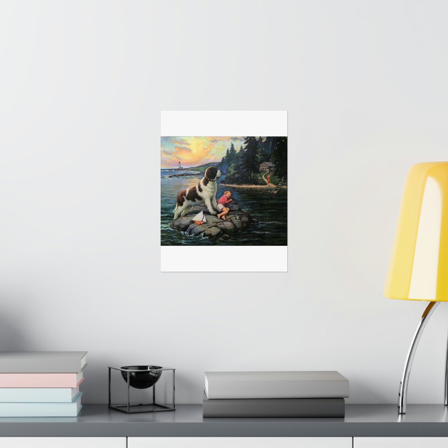 Found by Edward Mason Eggleston High Quality Matte Wall Art Poster for Home, Office, Classroom