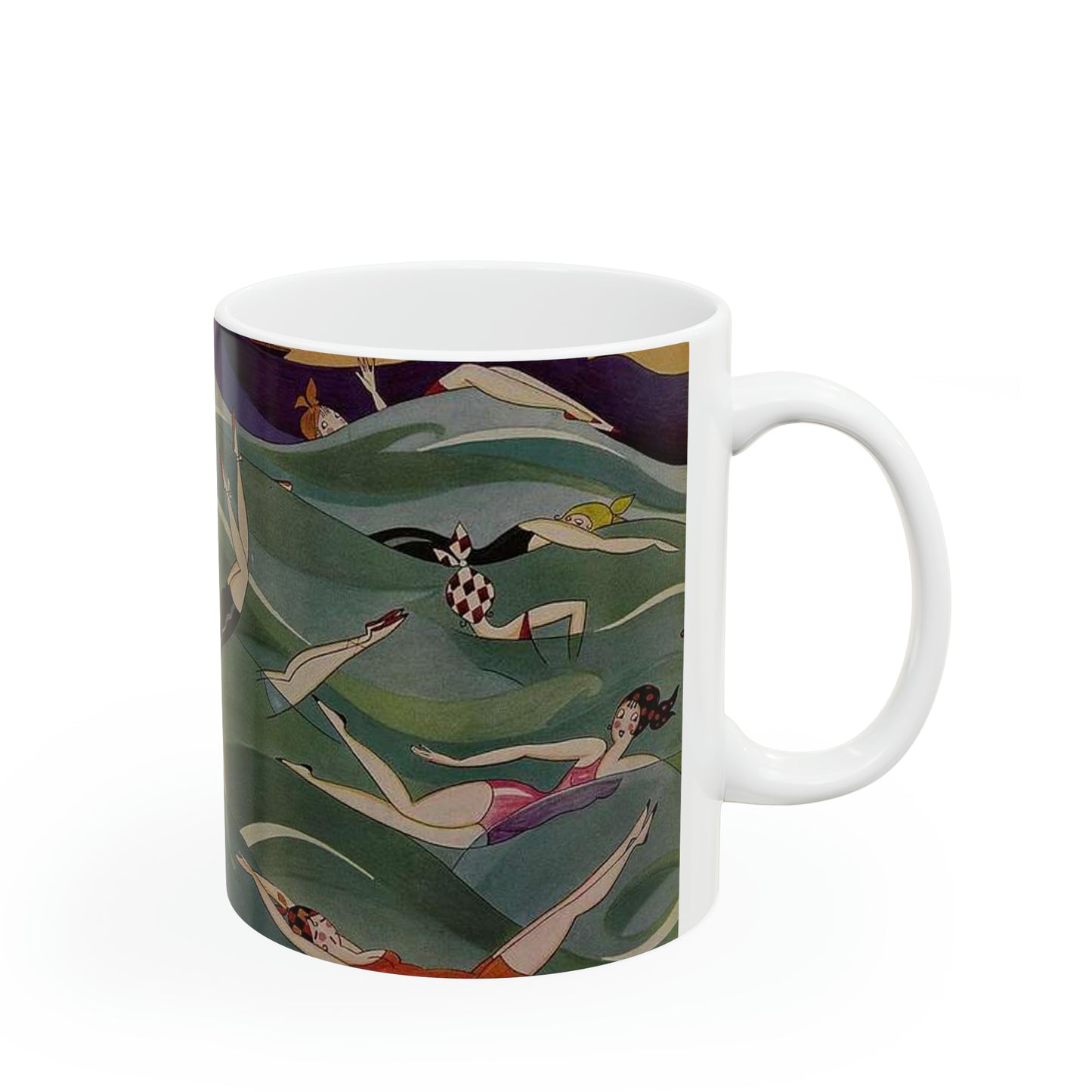 VanityFairFebruary1924 - Drawing. Public domain image. Beautiful Novelty Ceramic Coffee Mug 11oz