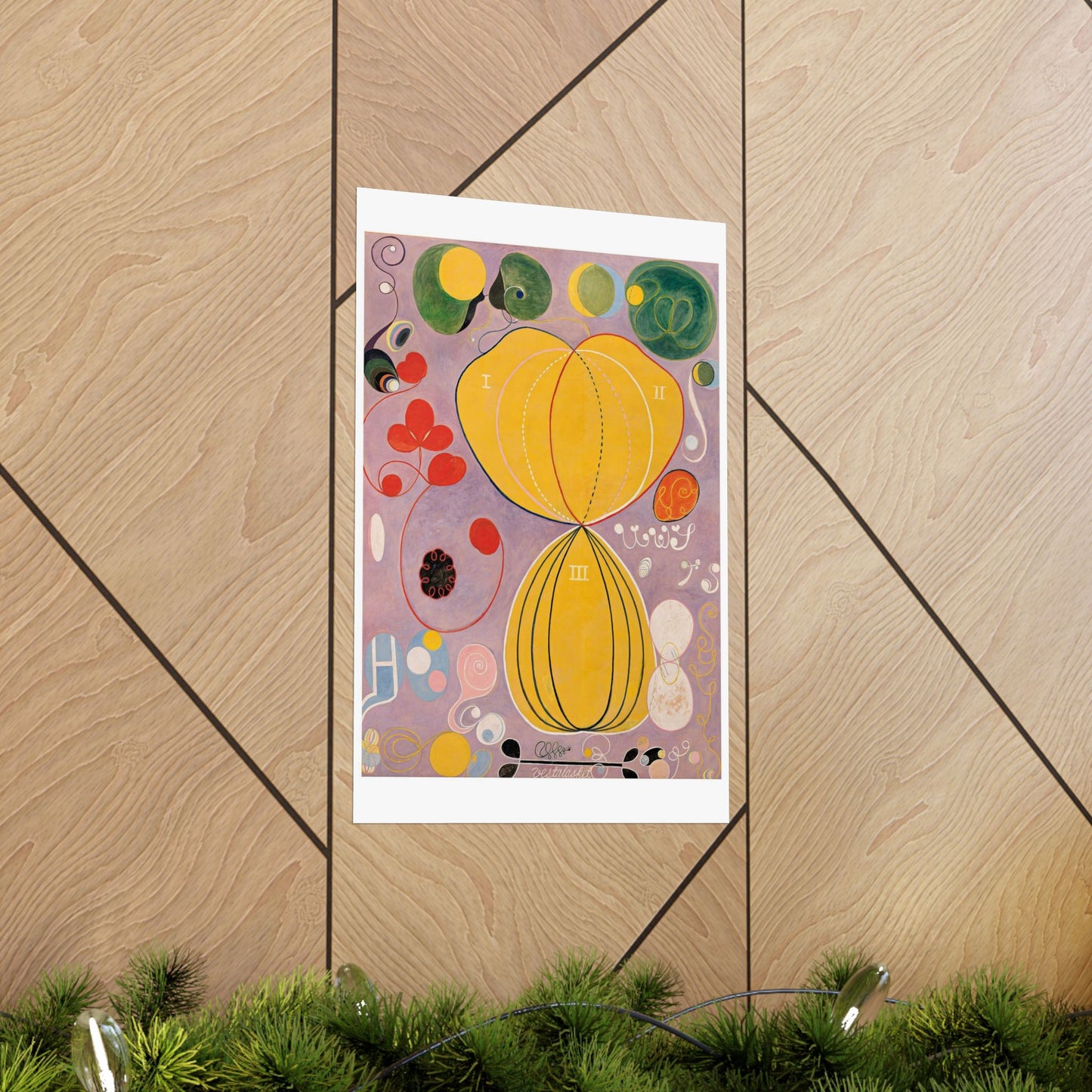 Hilma af Klint - The Ten Largest No. 7 - Adulthood - 1907 High Quality Matte Wall Art Poster for Home, Office, Classroom