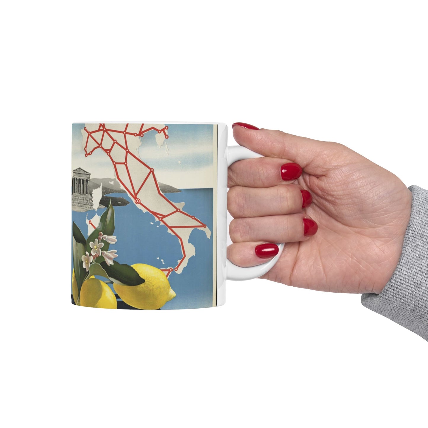 Vintage Travel Posters, 1920s-1930s Beautiful Novelty Ceramic Coffee Mug 11oz