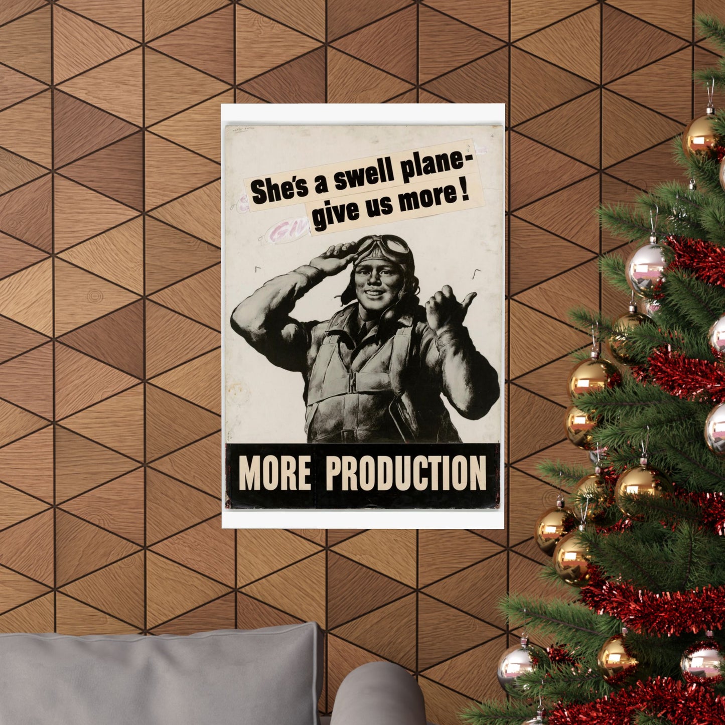 She's a swell plane - give us more!  MORE PRODUCTION [Riggs] High Quality Matte Wall Art Poster for Home, Office, Classroom