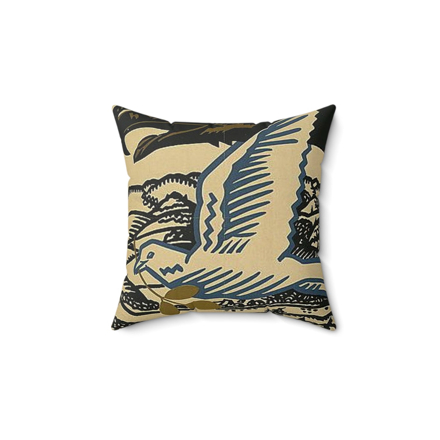 WWIposter12 - Art Deco public domain image Decorative Accent Square Pillow