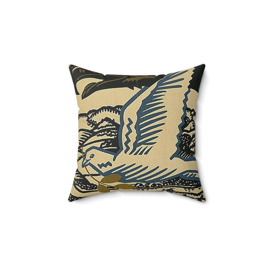 WWIposter12 - Art Deco public domain image Decorative Accent Square Pillow