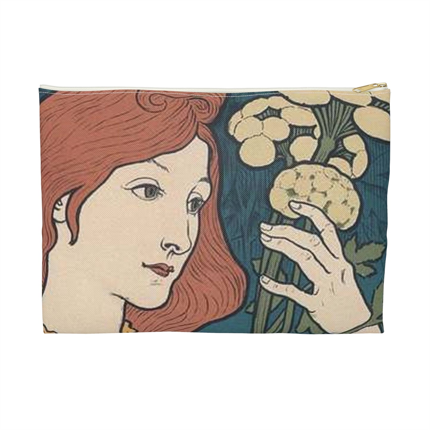 Affiche pour l' "Exposition E. Grasset" au Salon des Cent. Large Organizer Pouch with Black Zipper