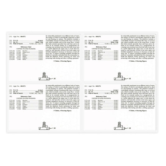 Patent Case File No. 3,793,840, Mobile Arctic Drilling and Production Platform, Inventor(s)- George E. Mott and James P. Wilbourn. - DPLA - 8f260bf2cd8926afbf4da017454f39b3 (page 6) Laminated UV Protective Vinyl Stickers