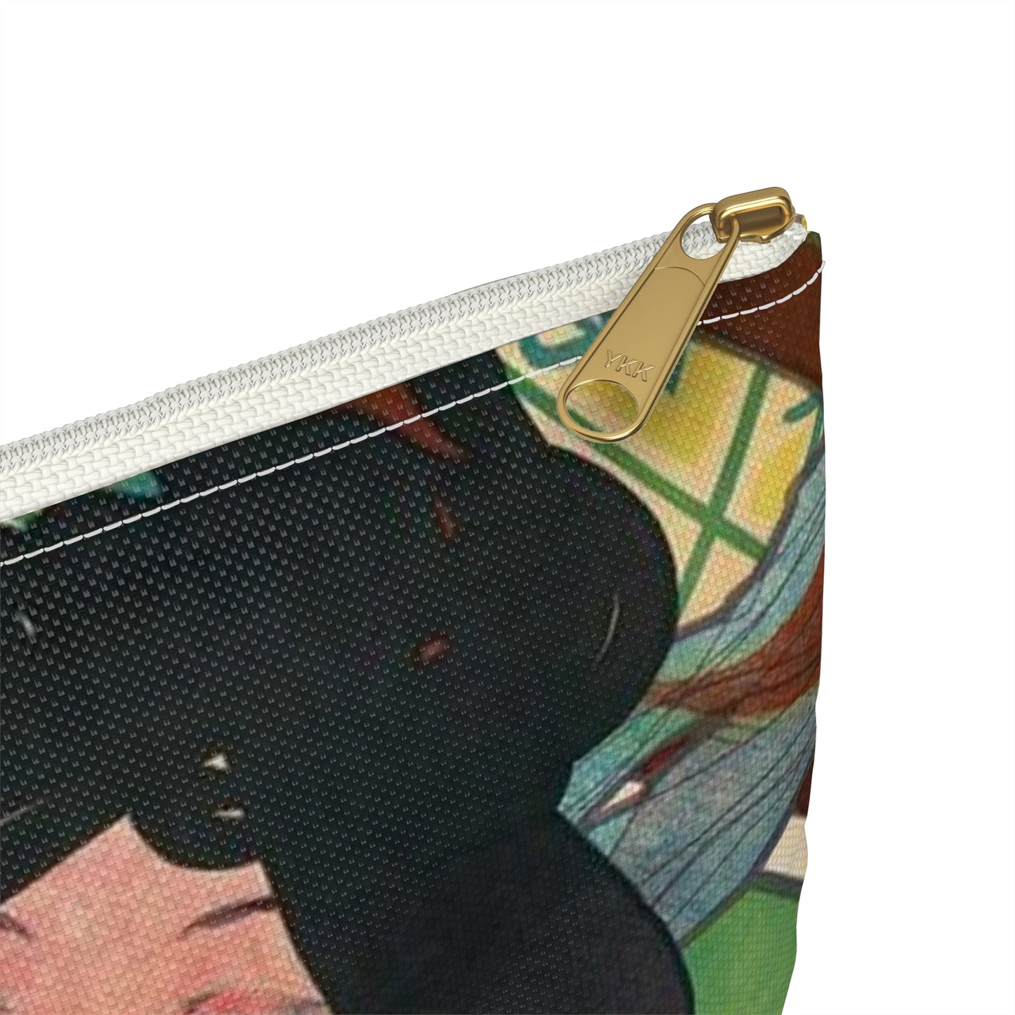 Alphonse Mucha - Job - Google Art Project Large Organizer Pouch with Black Zipper