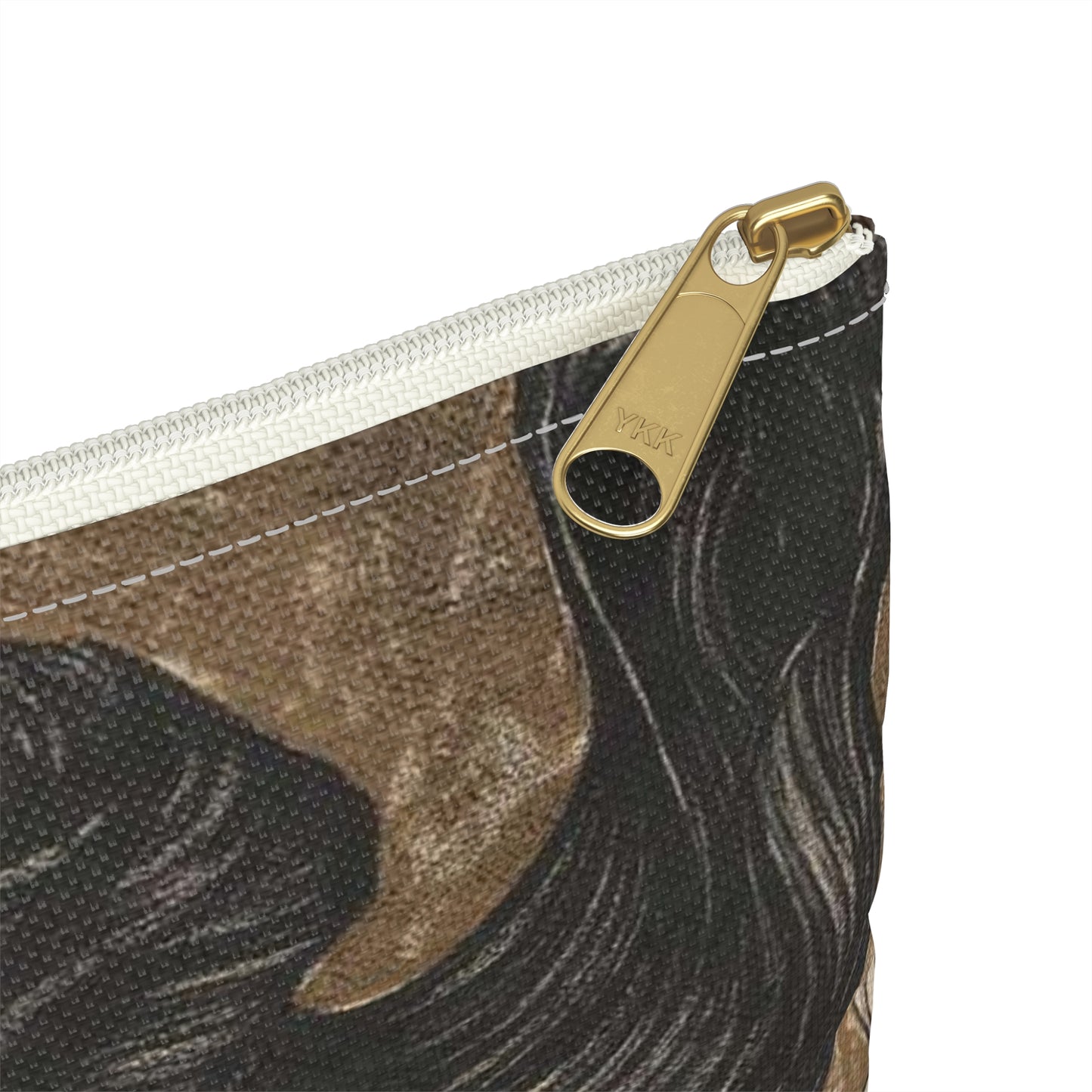 Danseres met draperieën - Drawing. Public domain image. Large Organizer Pouch with Black Zipper