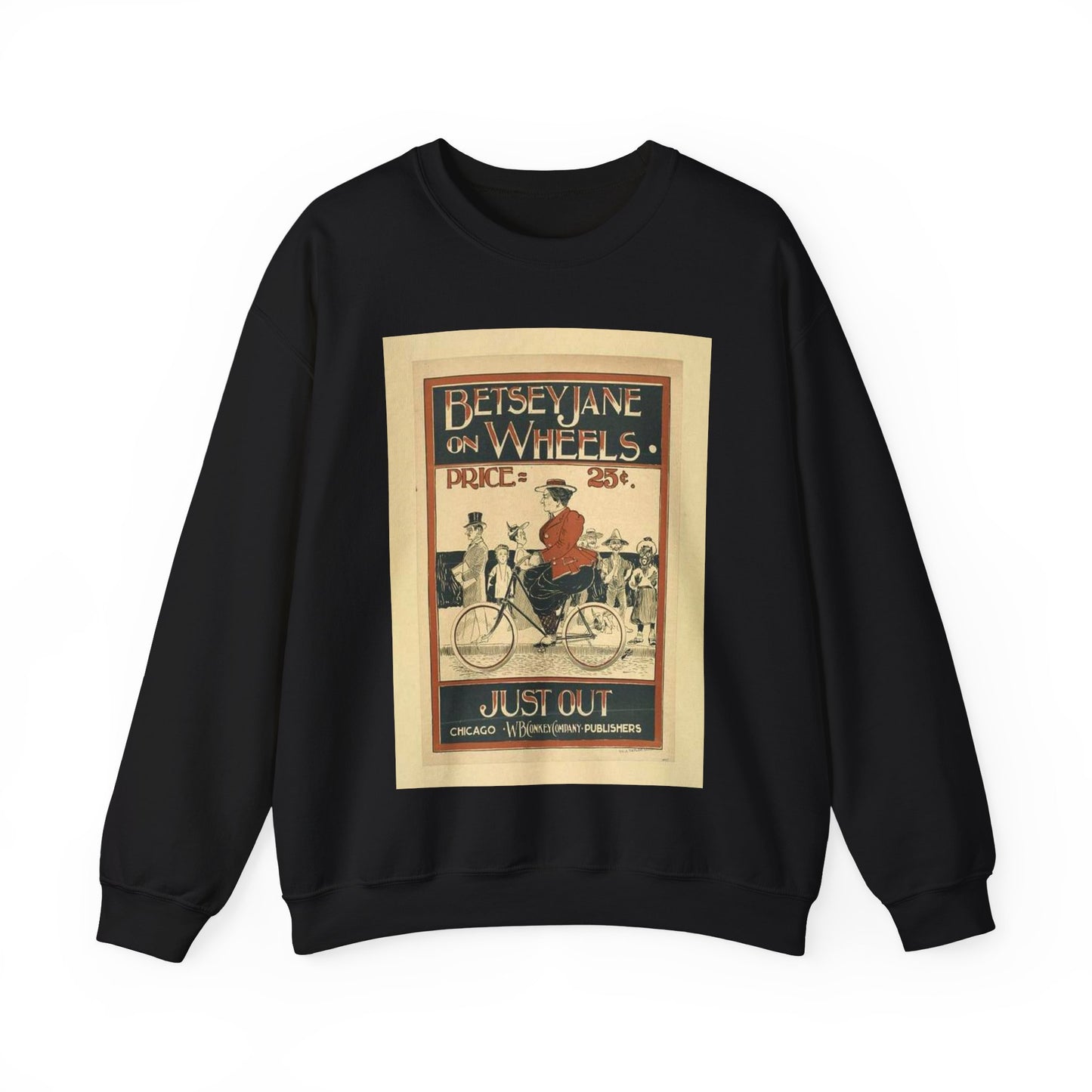 Picryl description: Public domain image of byciclyst, bike, bicycle wheel, sport event, free to use, no copyright restrictions. Black Heavy Blend Adult Crew Neck SweatShirt