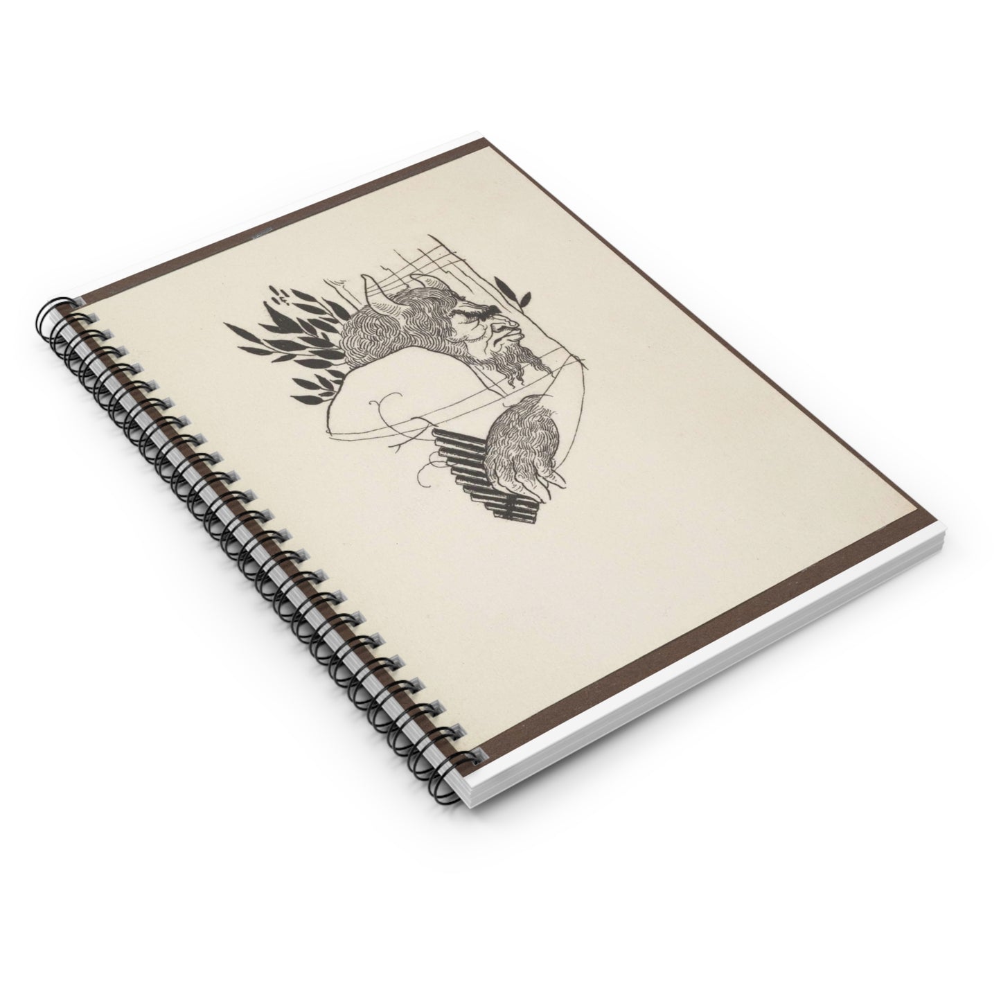 Grotesques by Aubrey Beardsley. Facsimile Platinum Prints by Frederick H. Evans from the Twelve Original Drawings in His Collection with a Portrait Frontispiece MET DP366708 Spiral Bound Ruled Notebook with Printed Cover