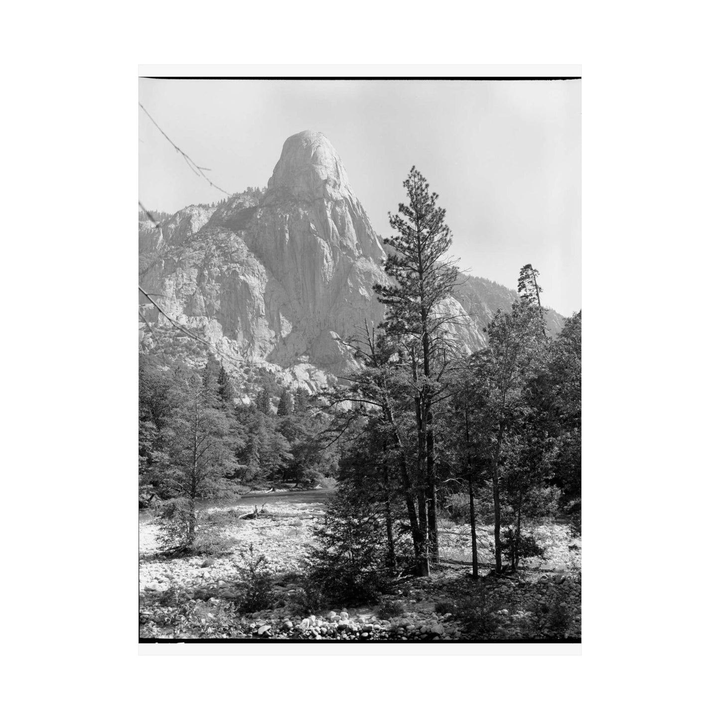 Tehipite Dome, Tehipite Valley. Remarks: Used in Grant Grove Exhibit. High Quality Matte Wall Art Poster for Home, Office, Classroom