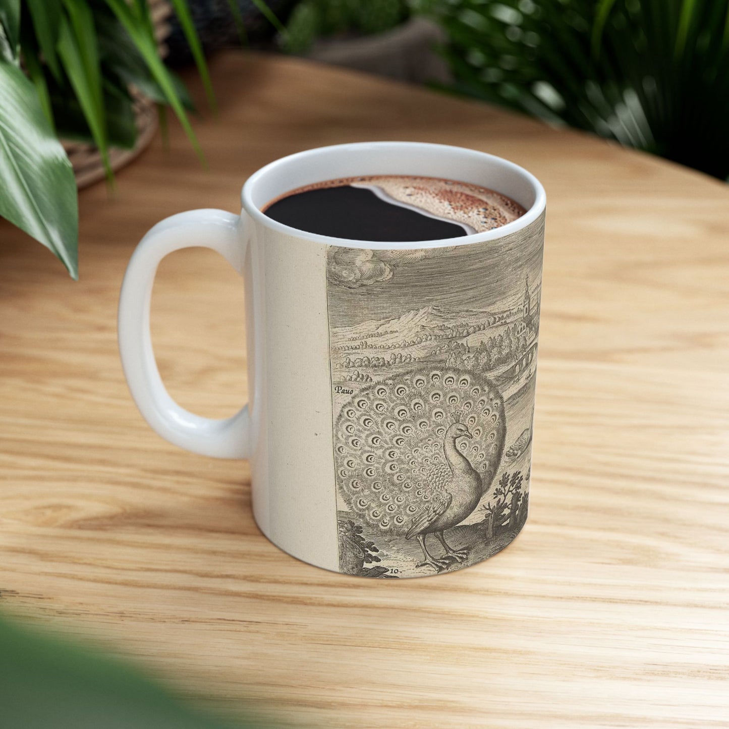 Adriaen Collaert - Enkele vogels in een landschap Beautiful Novelty Ceramic Coffee Mug 11oz