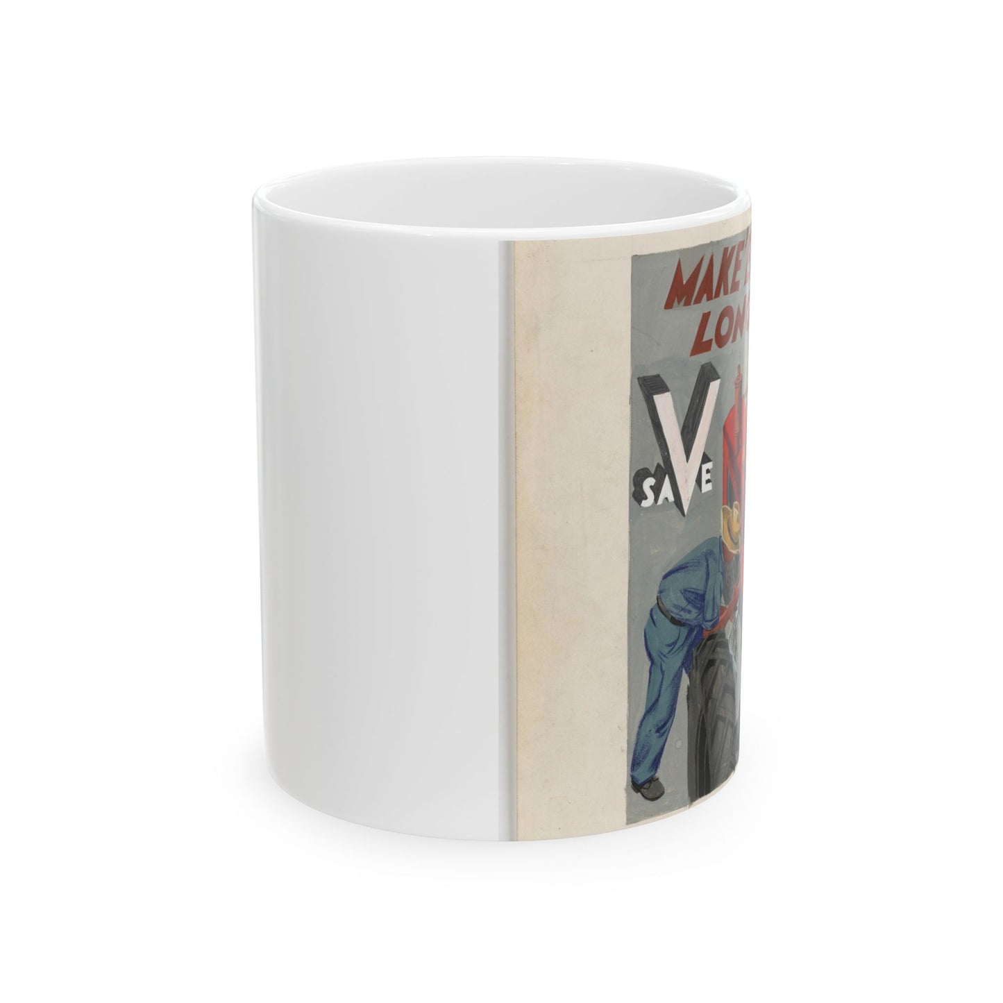 Make'em Last Longer -  Save [Joe Jones] Beautiful Novelty Ceramic Coffee Mug 11oz