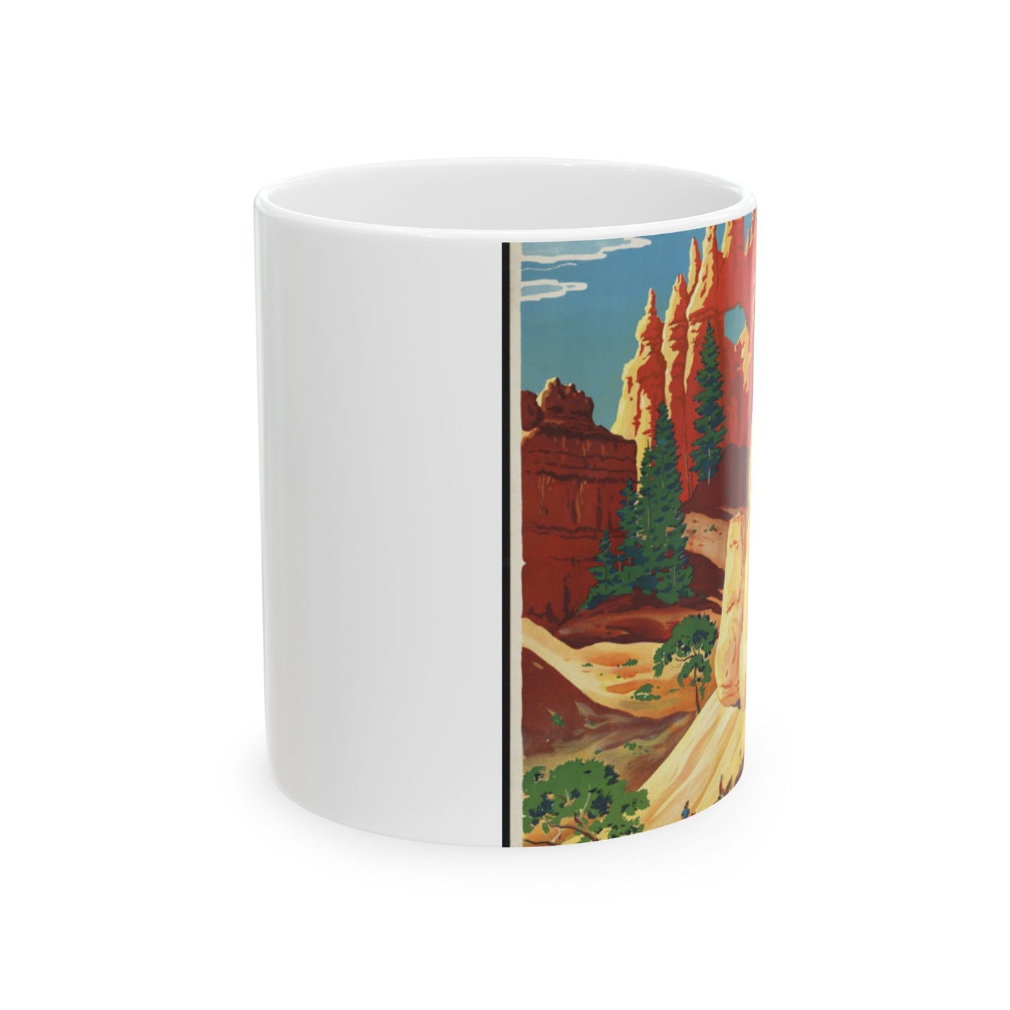 Vintage Travel Posters, 1920s-1930s Beautiful Novelty Ceramic Coffee Mug 11oz