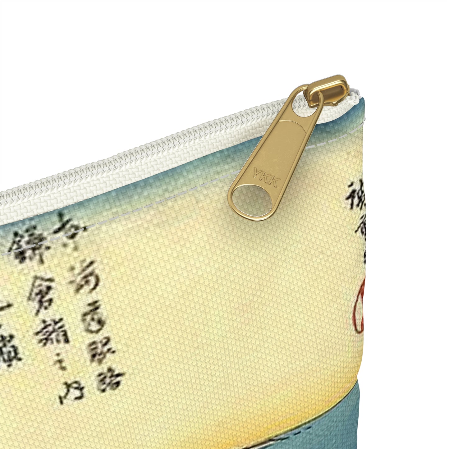 Utagawa Hiroshige - Hiroshige, Yuigahama Large Organizer Pouch with Black Zipper