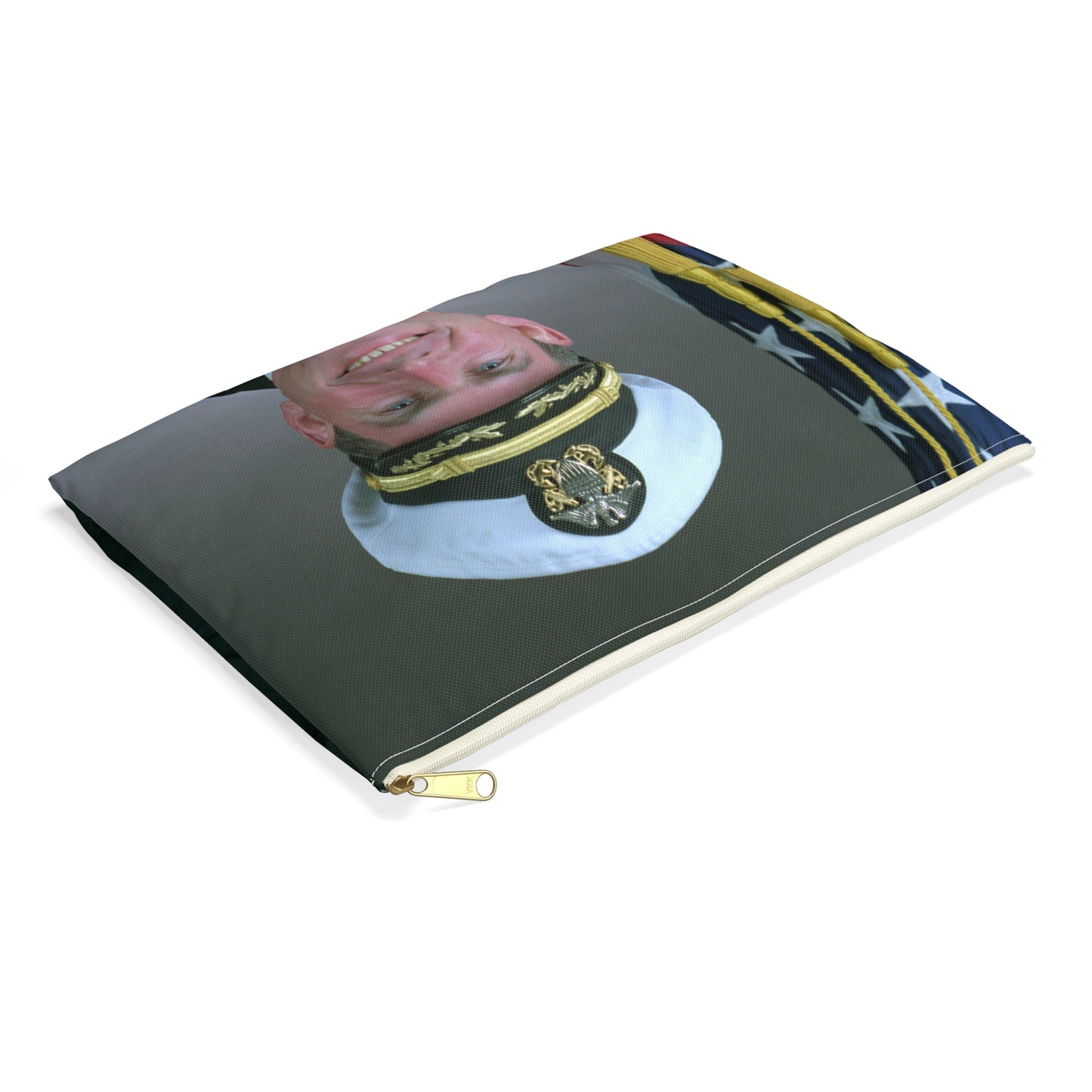 Commander Theodore J. Hoffman, USN Large Organizer Pouch with Black Zipper