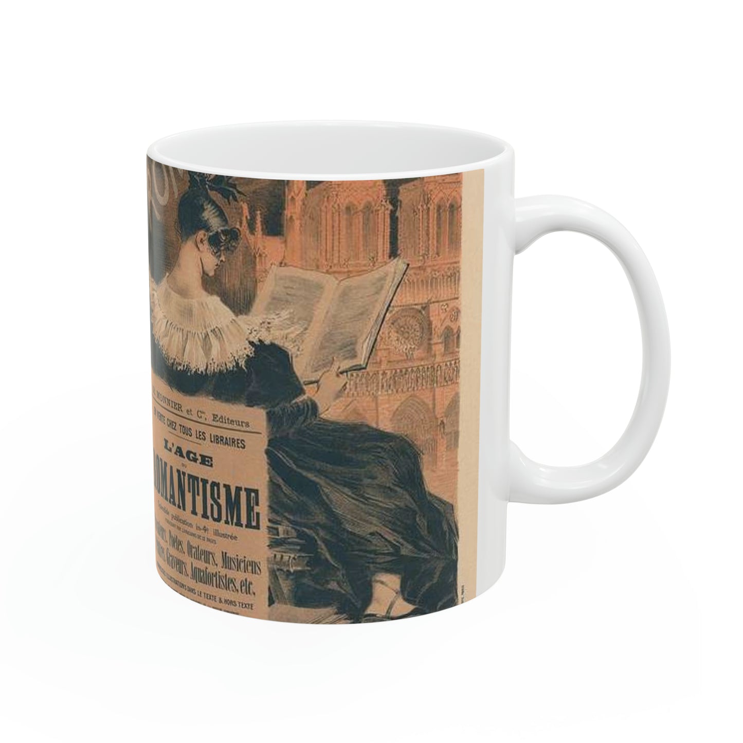 Affiche pour la "Librairie Romantique". Beautiful Novelty Ceramic Coffee Mug 11oz