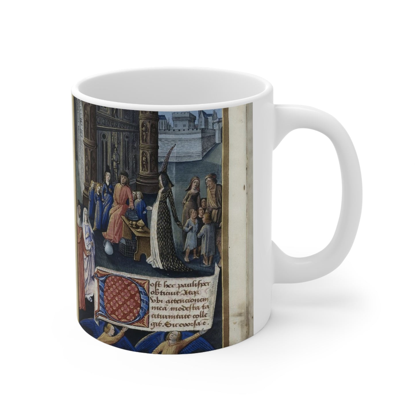 Philosophy from BL Harley 4336, f. 1v Beautiful Novelty Ceramic Coffee Mug 11oz