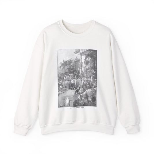 Journey to the East - Nicolas II Asia Tour by Ukhtomsky White Heavy Blend Adult Crew Neck SweatShirt